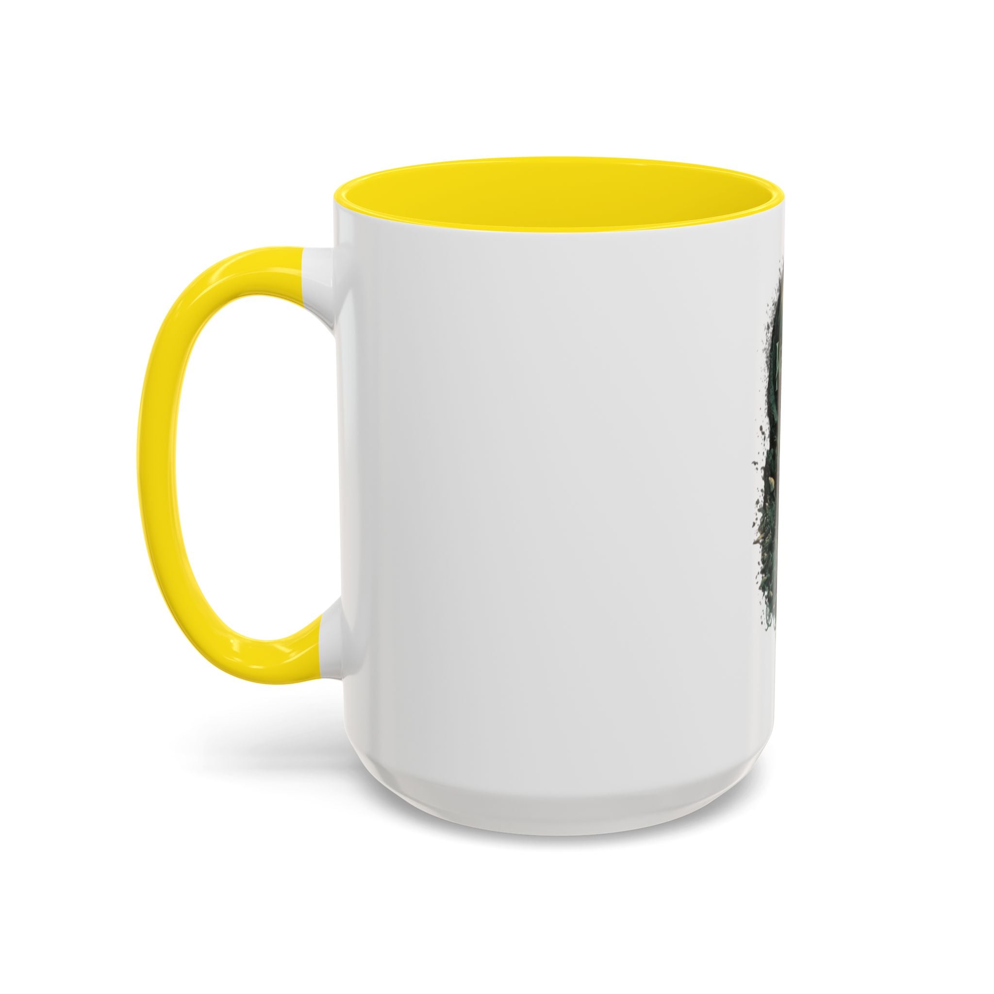 Kenosis Dark Fantasy Accent Coffee Mug — Gothic Skull & Moon Illustration (11/15 oz)