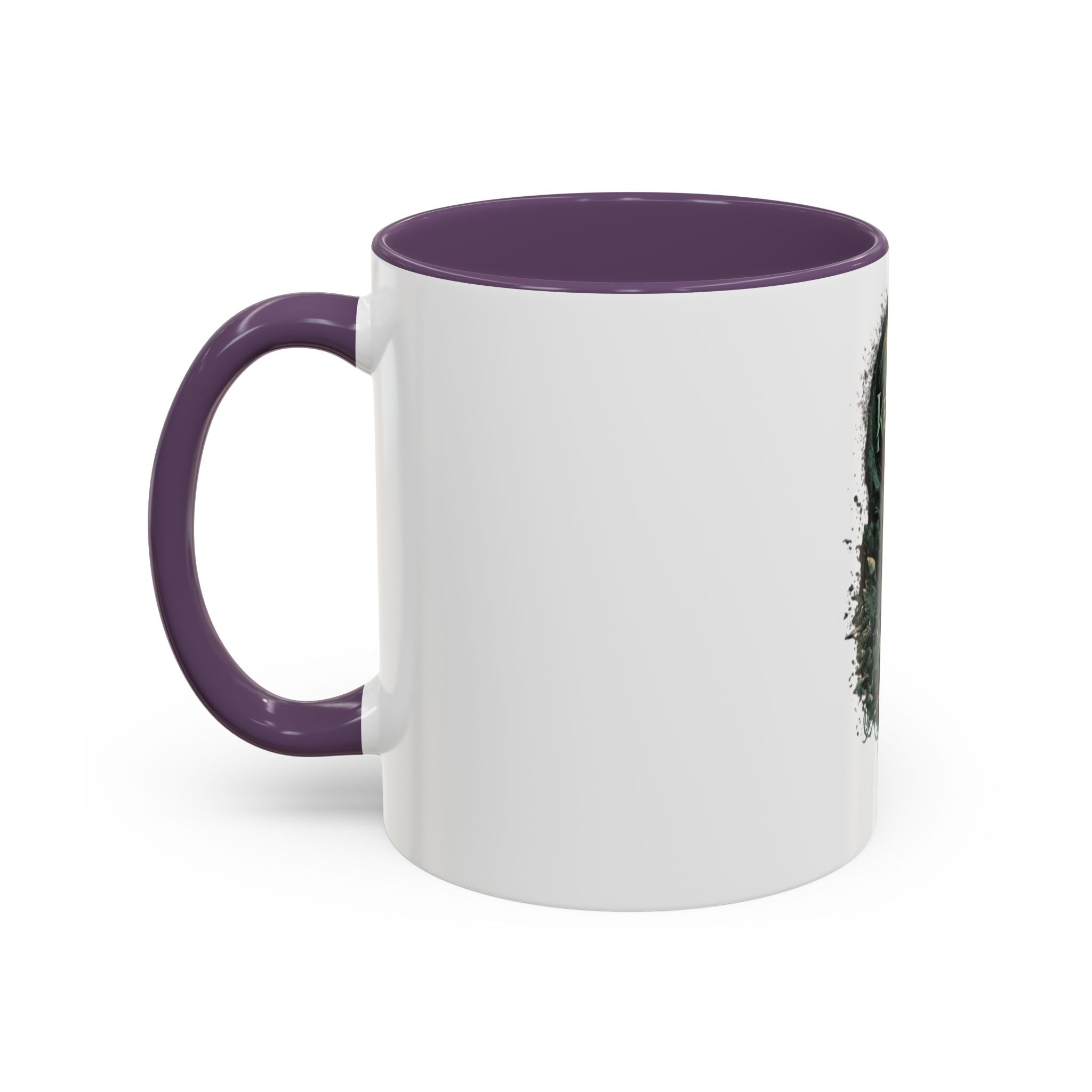 Kenosis Dark Fantasy Accent Coffee Mug — Gothic Skull & Moon Illustration (11/15 oz)