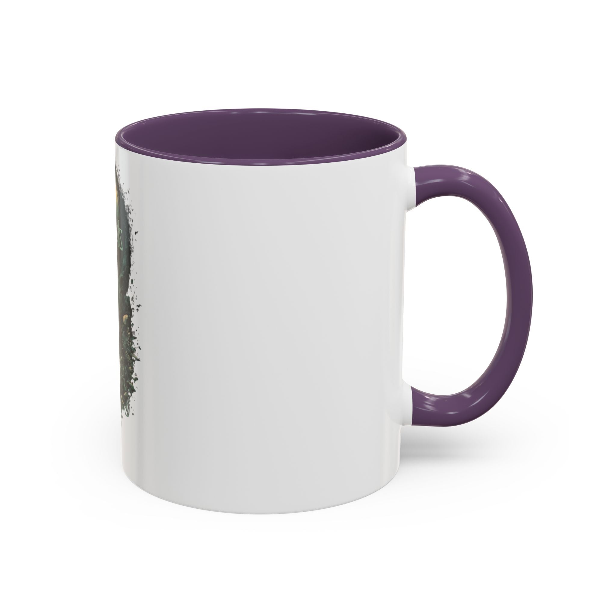 Kenosis Dark Fantasy Accent Coffee Mug — Gothic Skull & Moon Illustration (11/15 oz)
