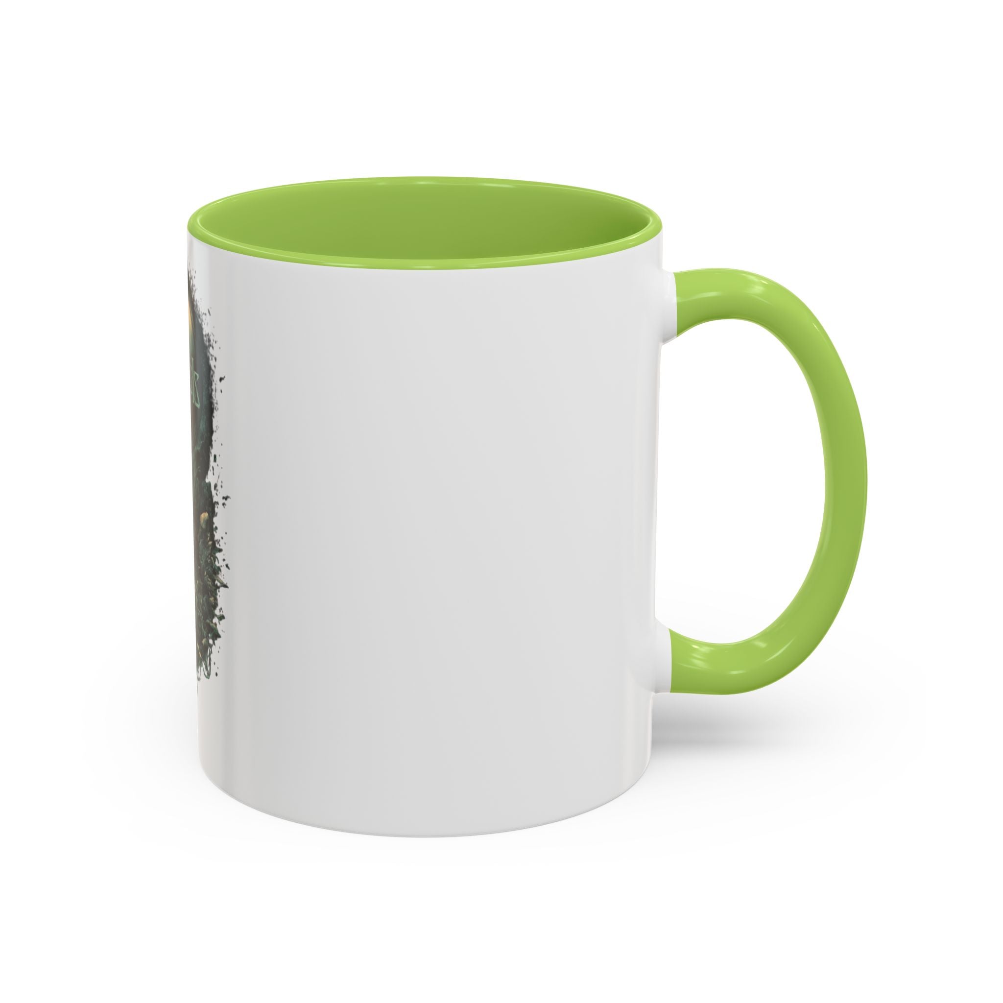 Kenosis Dark Fantasy Accent Coffee Mug — Gothic Skull & Moon Illustration (11/15 oz)