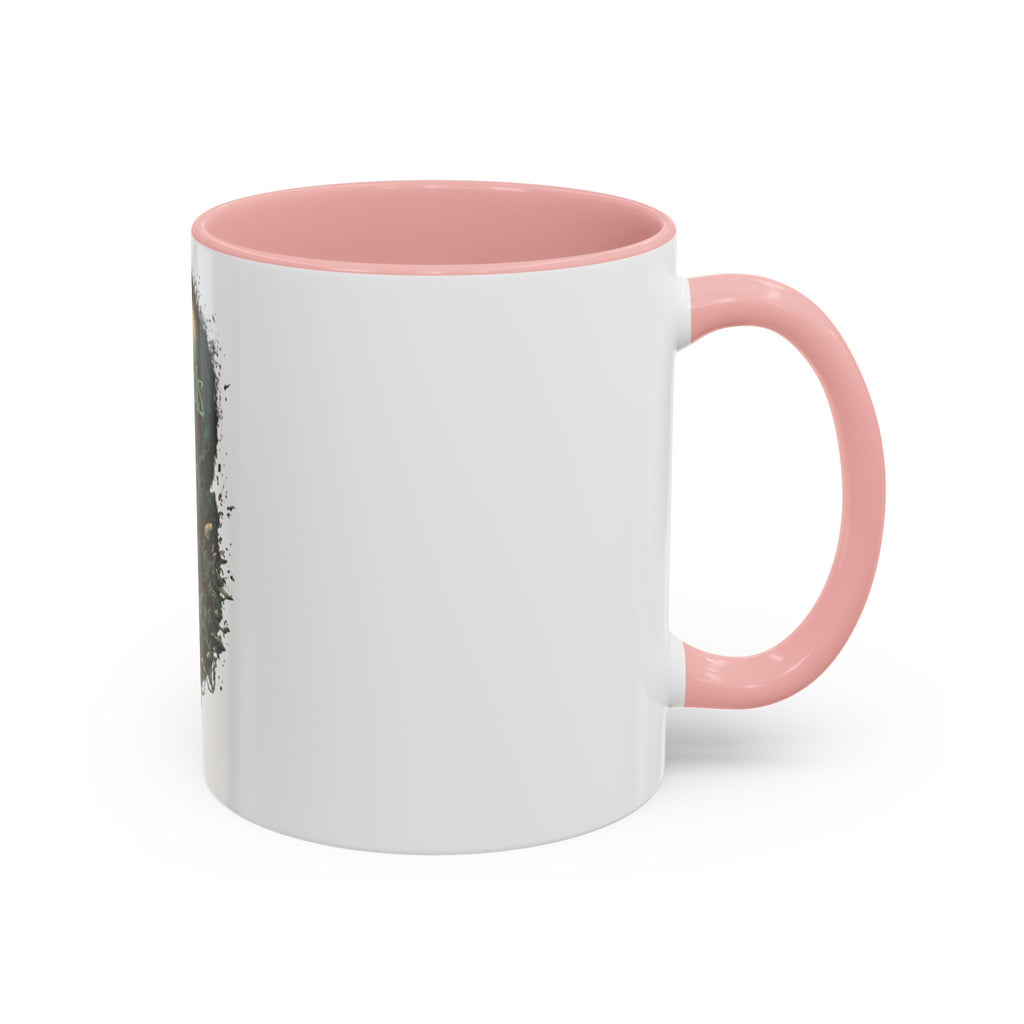 Kenosis Dark Fantasy Accent Coffee Mug — Gothic Skull & Moon Illustration (11/15 oz)