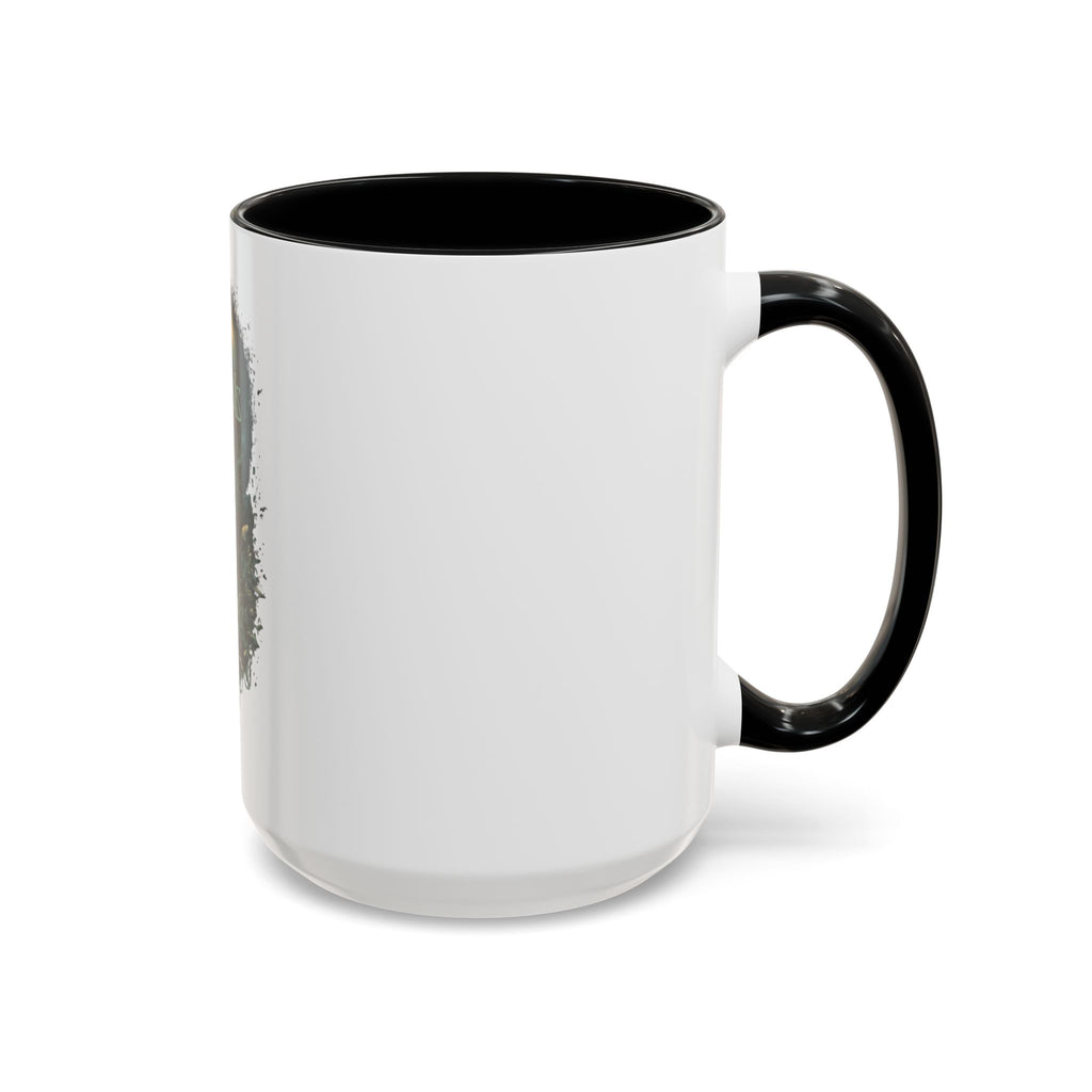 Kenosis Dark Fantasy Accent Coffee Mug — Gothic Skull & Moon Illustration (11/15 oz)