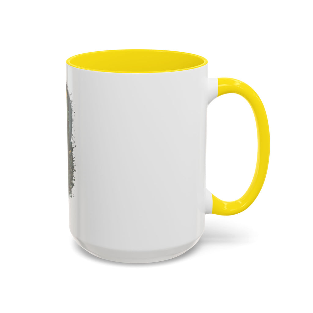 Kenosis Dark Fantasy Accent Coffee Mug — Gothic Skull & Moon Illustration (11/15 oz)