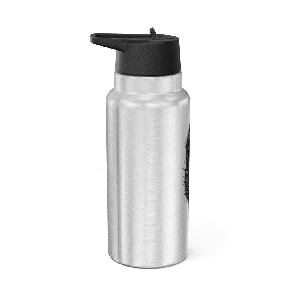 32oz Stainless Gator Tumbler — Alligator Crest Insulated Water Bottle