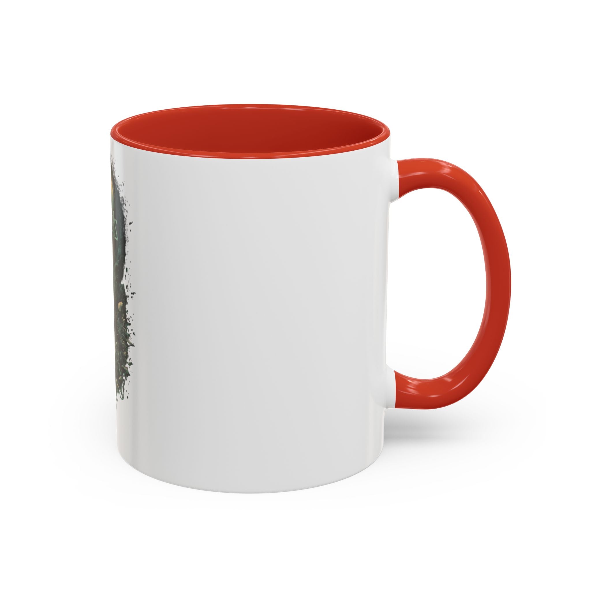 Kenosis Dark Fantasy Accent Coffee Mug — Gothic Skull & Moon Illustration (11/15 oz)