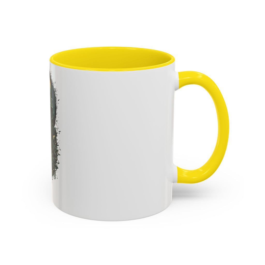 Kenosis Dark Fantasy Accent Coffee Mug — Gothic Skull & Moon Illustration (11/15 oz)