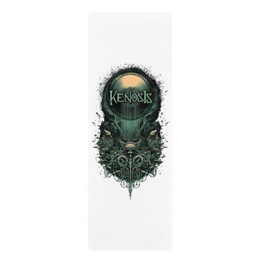 Kenosis Gothic Forest Yoga Mat — Non-Slip Rubber Exercise Mat