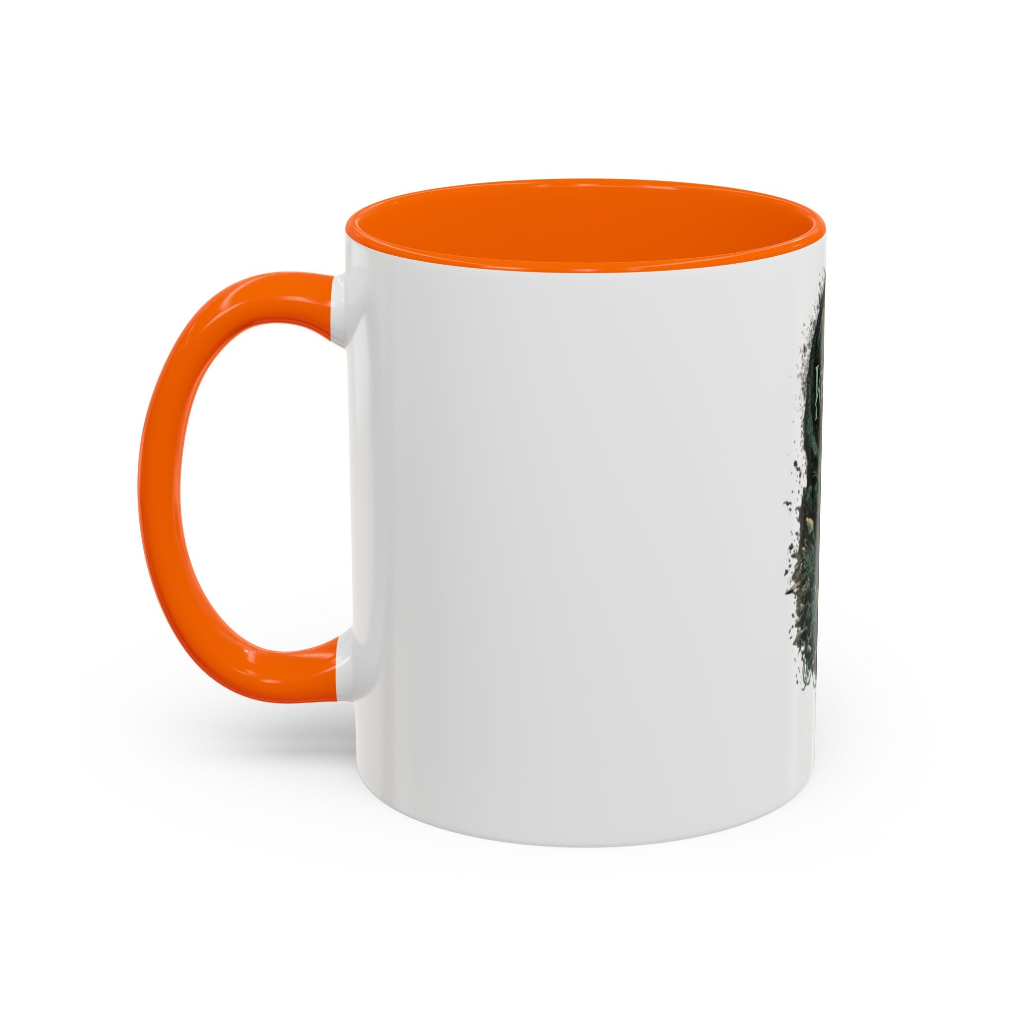 Kenosis Dark Fantasy Accent Coffee Mug — Gothic Skull & Moon Illustration (11/15 oz)