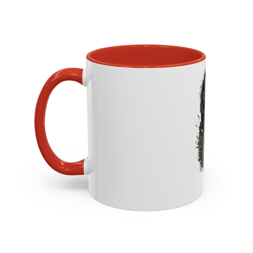 Kenosis Dark Fantasy Accent Coffee Mug — Gothic Skull & Moon Illustration (11/15 oz)
