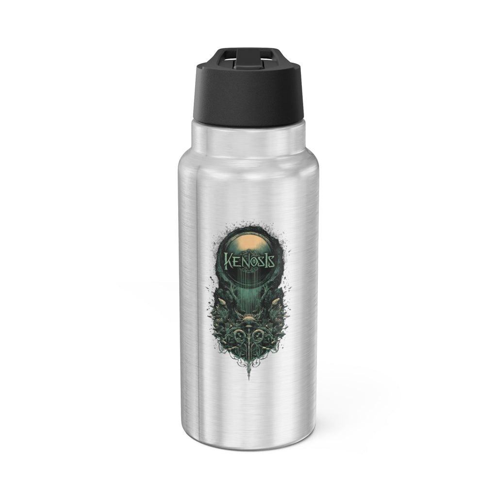 32oz Stainless Gator Tumbler — Alligator Crest Insulated Water Bottle