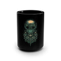 Kenosis Black 15oz Ceramic Mug — Dark Fantasy Graphic Coffee Cup