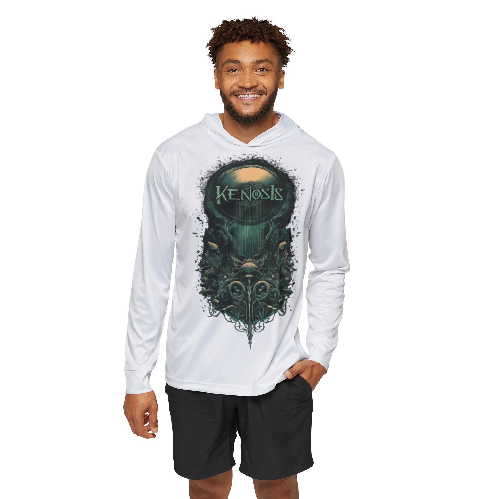 Kenosis Graphic Hoodie — Men’s Lightweight Sports Warmup Hoodie