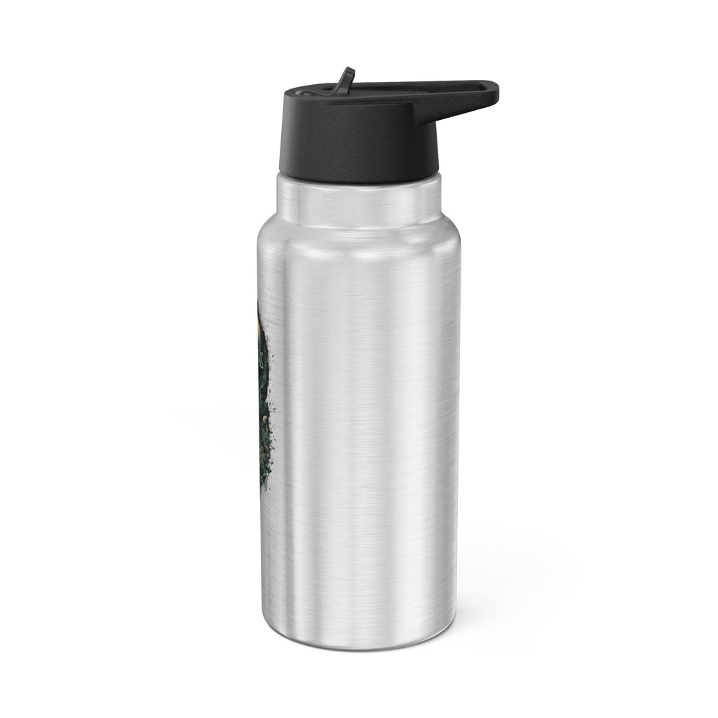32oz Stainless Gator Tumbler — Alligator Crest Insulated Water Bottle