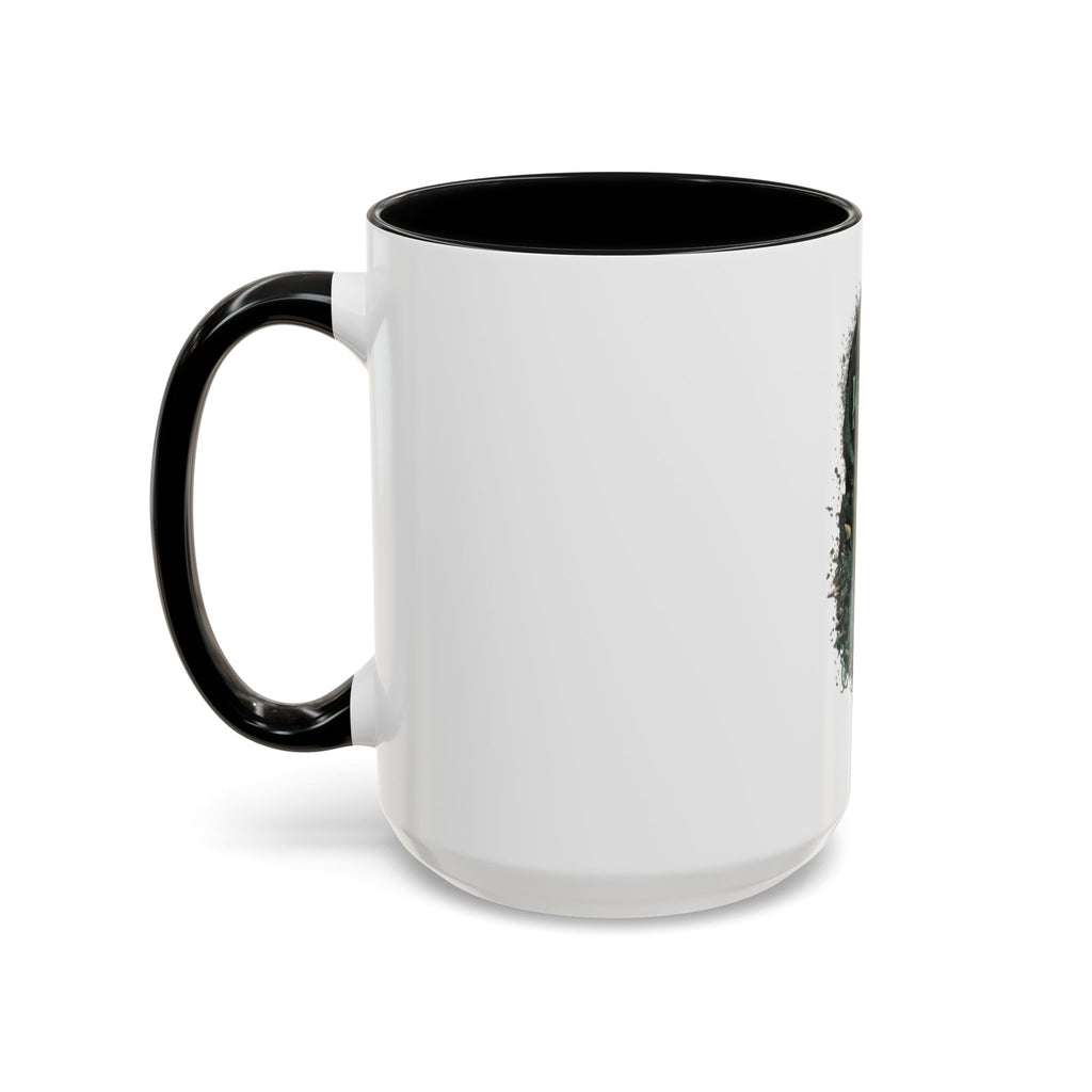 Kenosis Dark Fantasy Accent Coffee Mug — Gothic Skull & Moon Illustration (11/15 oz)