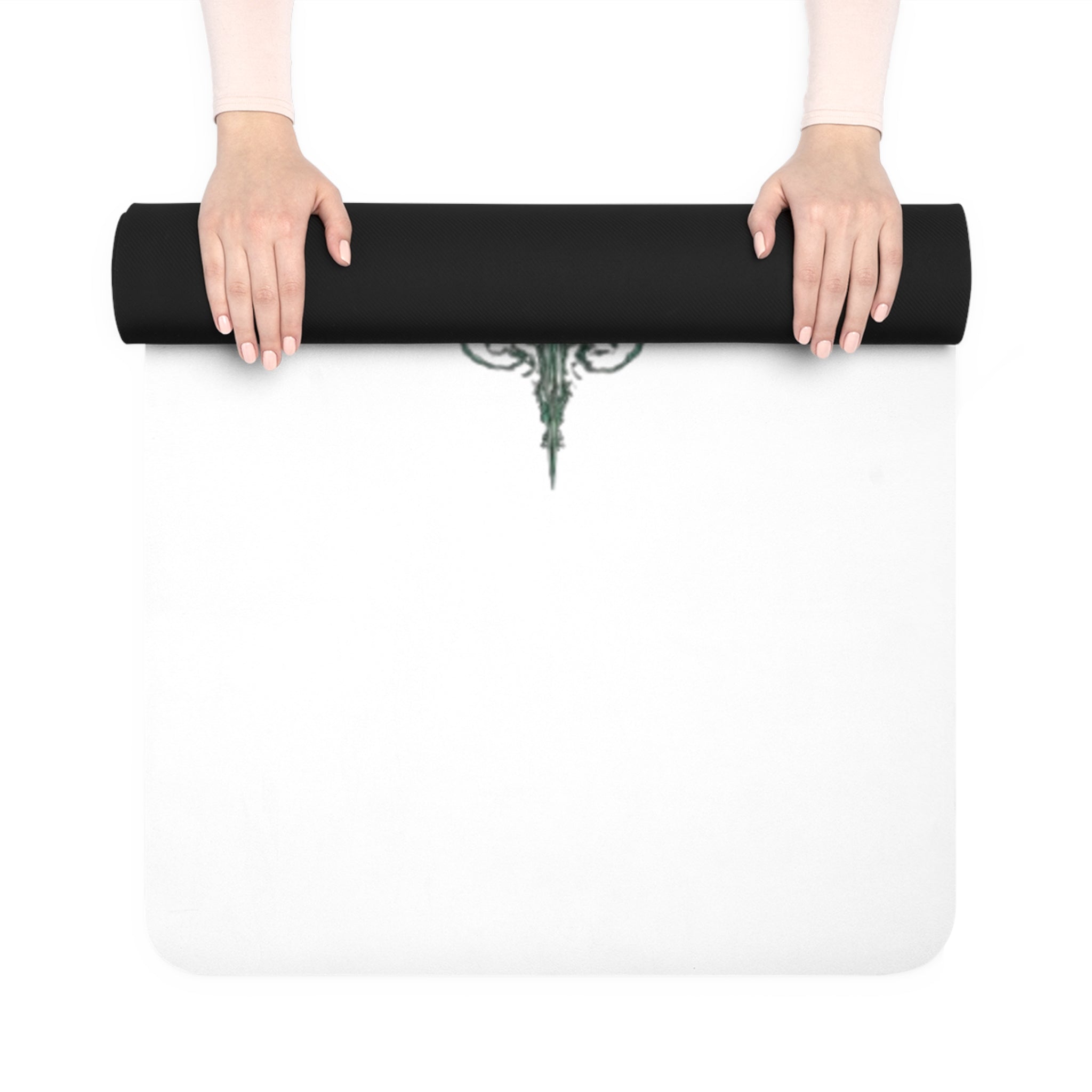 Kenosis Gothic Forest Yoga Mat — Non-Slip Rubber Exercise Mat