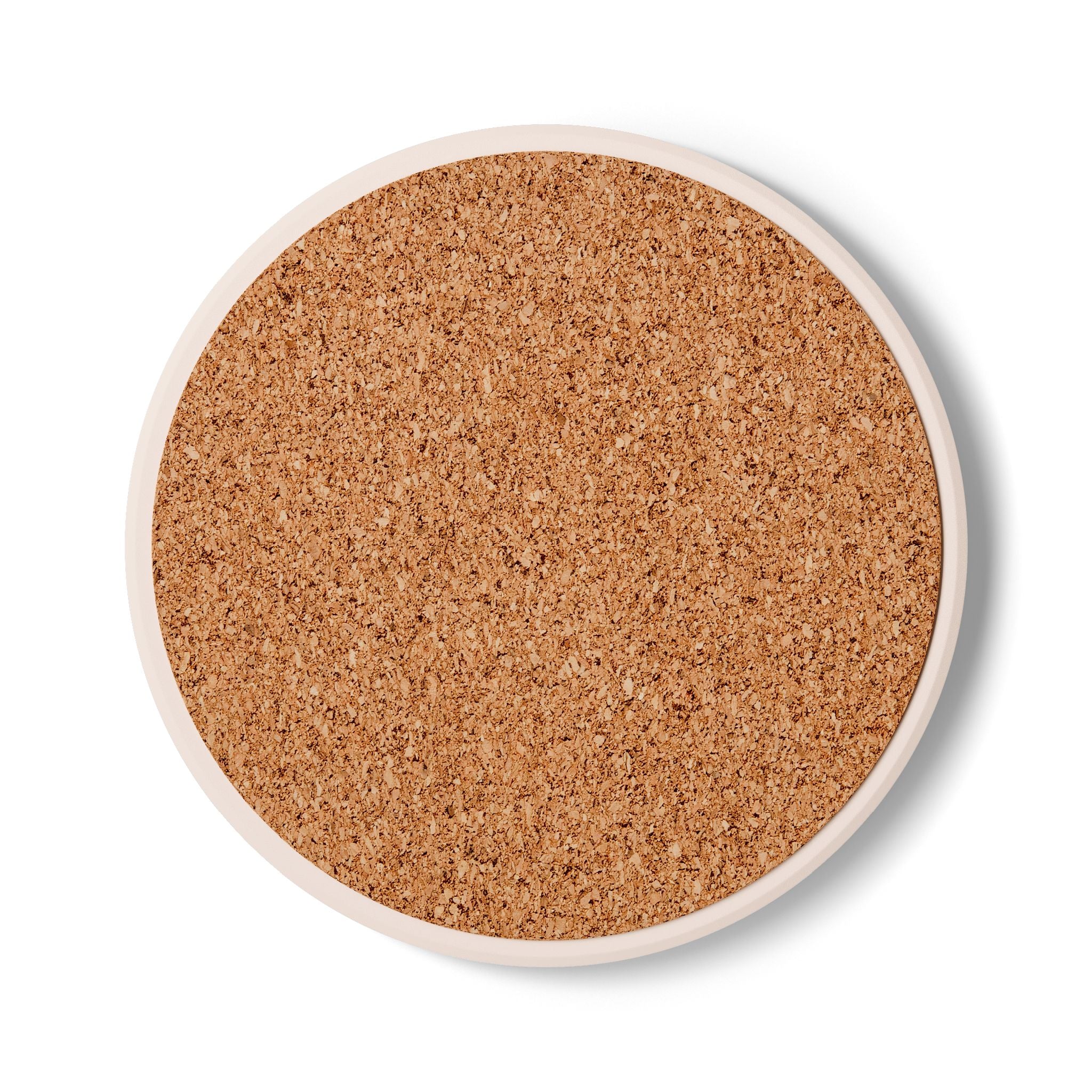 Ceramic Coaster — Kenosis Gothic Moon Illustration