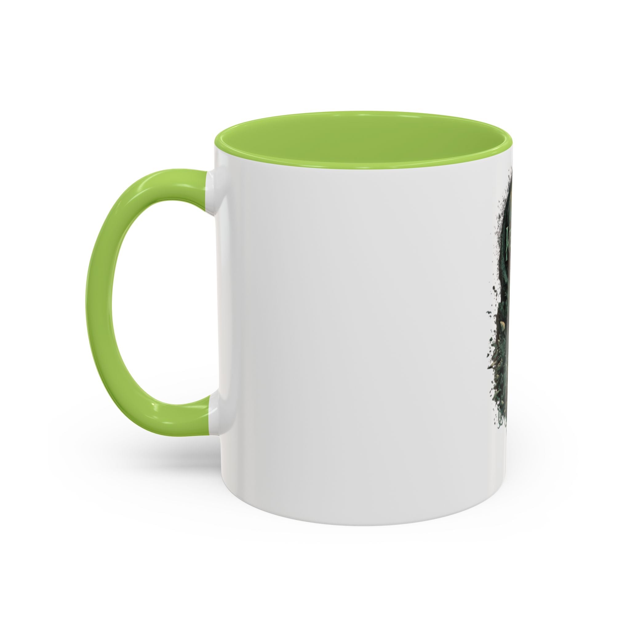 Kenosis Dark Fantasy Accent Coffee Mug — Gothic Skull & Moon Illustration (11/15 oz)