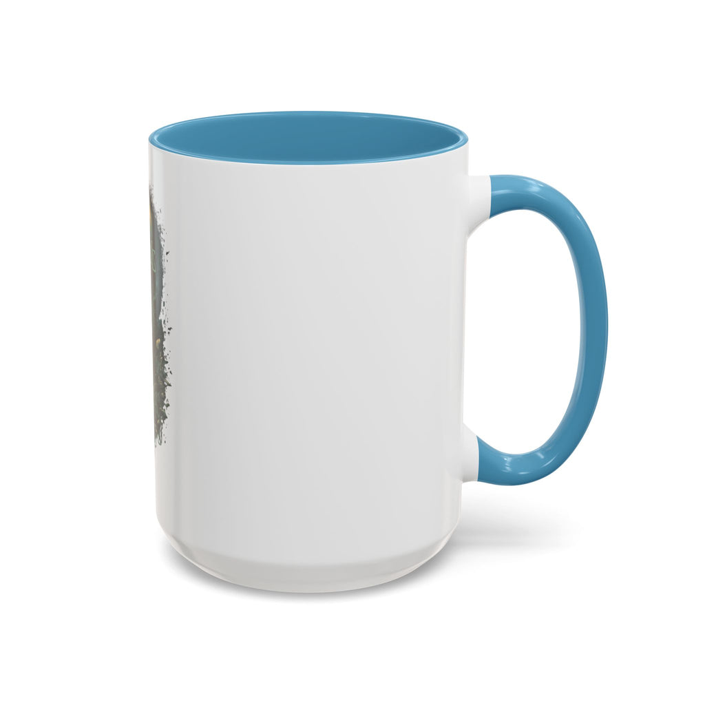 Kenosis Dark Fantasy Accent Coffee Mug — Gothic Skull & Moon Illustration (11/15 oz)
