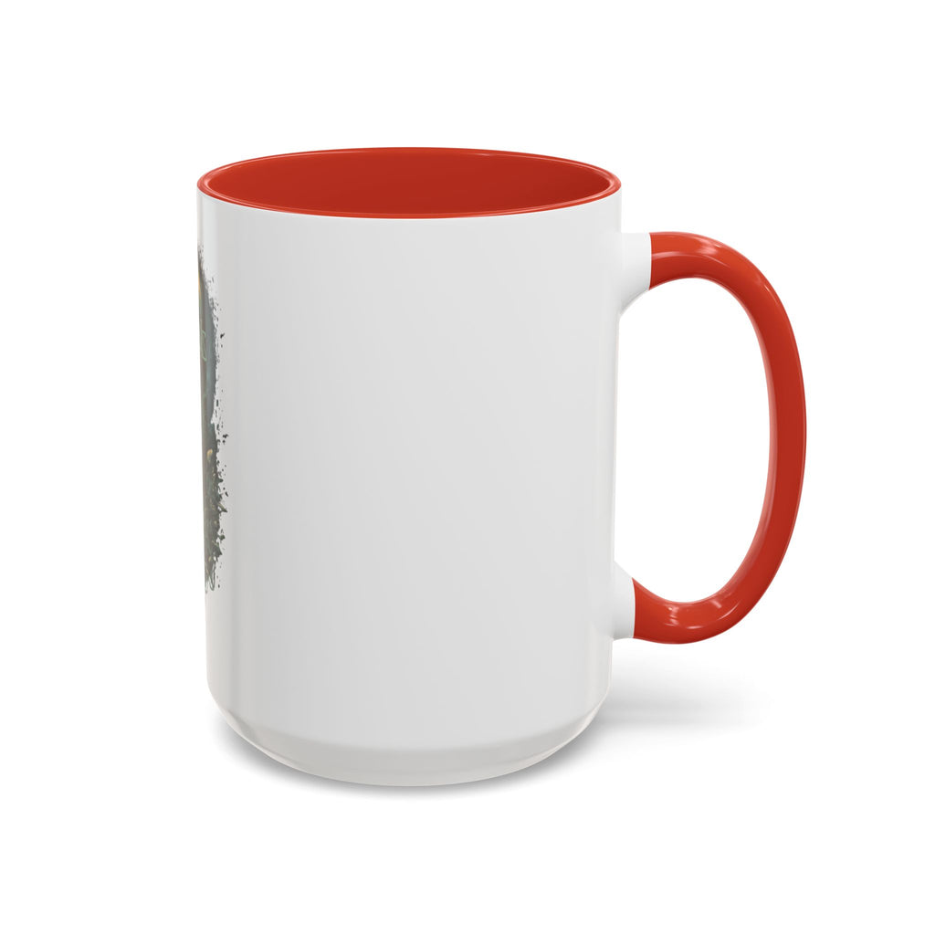 Kenosis Dark Fantasy Accent Coffee Mug — Gothic Skull & Moon Illustration (11/15 oz)