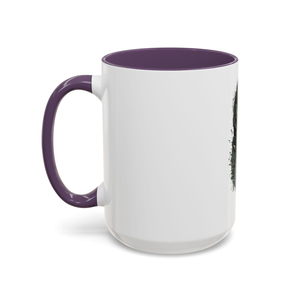 Kenosis Dark Fantasy Accent Coffee Mug — Gothic Skull & Moon Illustration (11/15 oz)