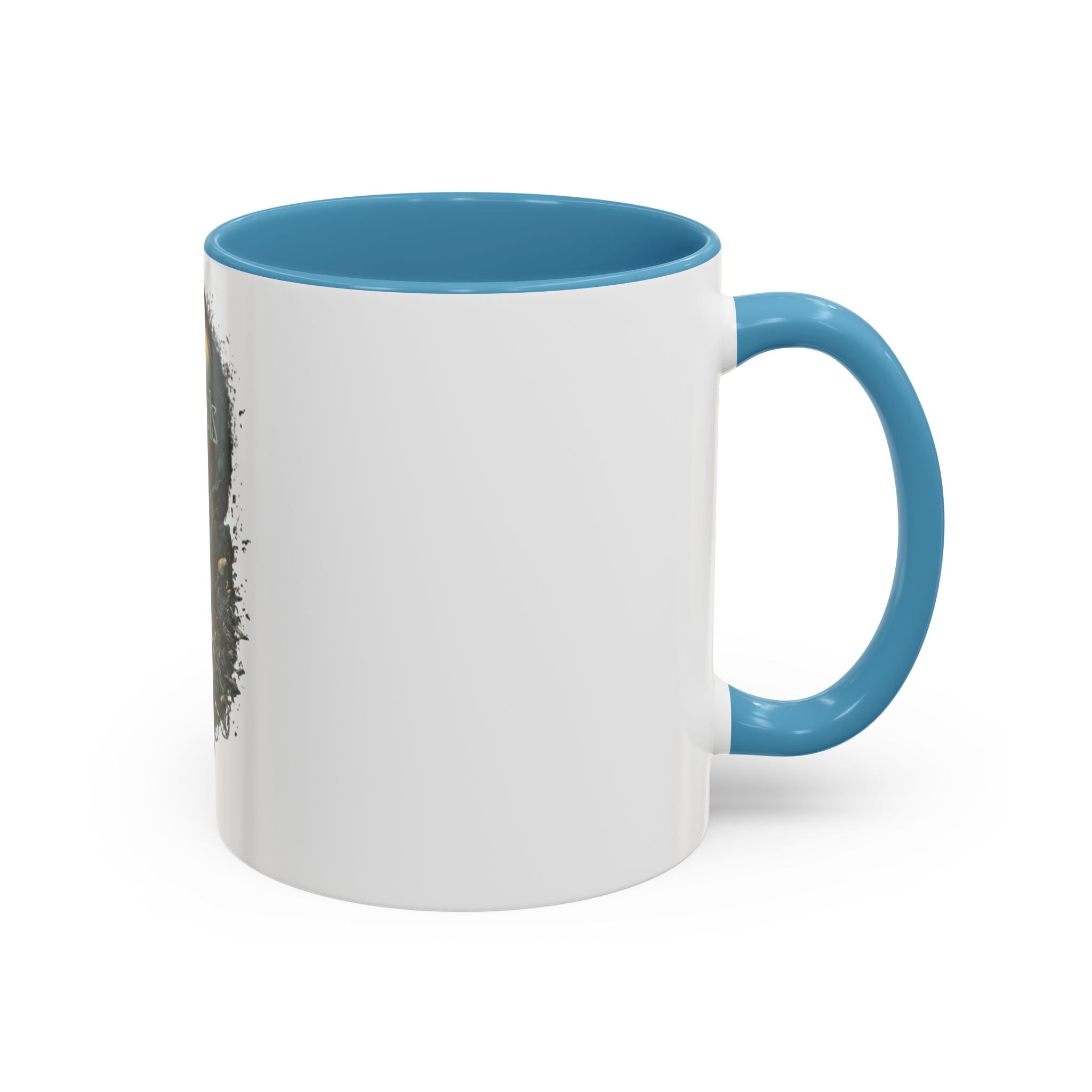Kenosis Dark Fantasy Accent Coffee Mug — Gothic Skull & Moon Illustration (11/15 oz)
