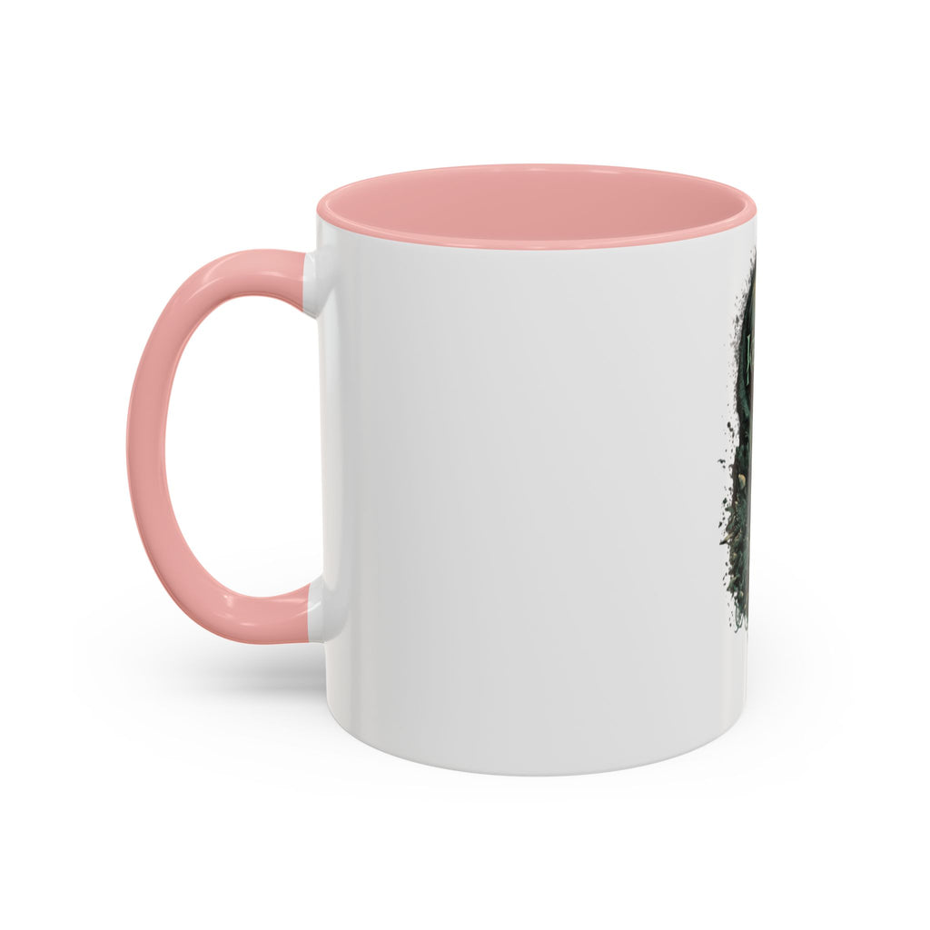 Kenosis Dark Fantasy Accent Coffee Mug — Gothic Skull & Moon Illustration (11/15 oz)