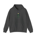 Mossy Forest Bearded Skull Hoodie — Nature Skull Graphic Sweatshirt