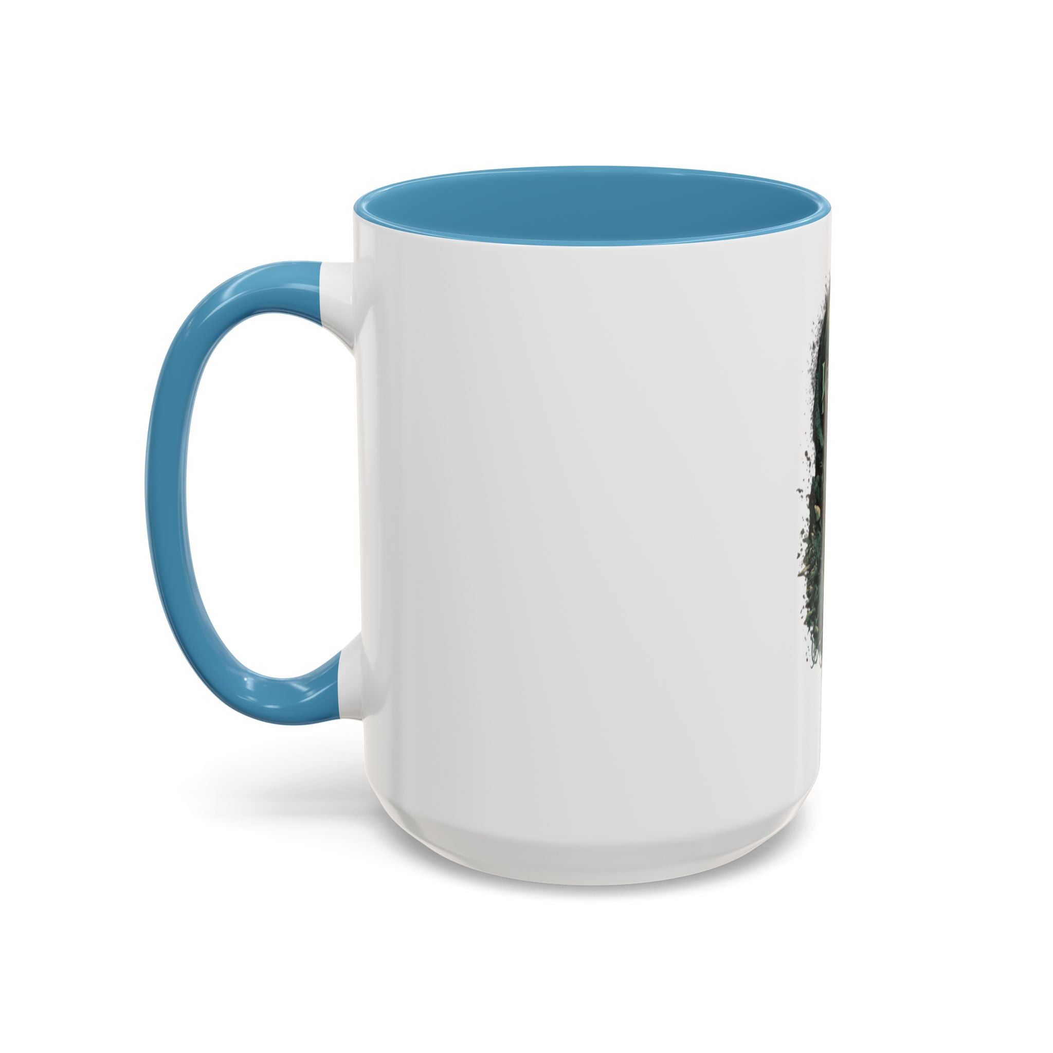 Kenosis Dark Fantasy Accent Coffee Mug — Gothic Skull & Moon Illustration (11/15 oz)